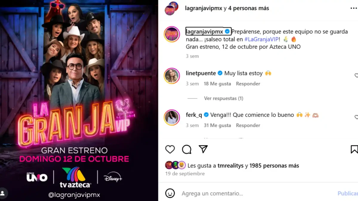 Dónde ver La Granja VIP: Horarios, 24/7 en Disney+ y TV Azteca