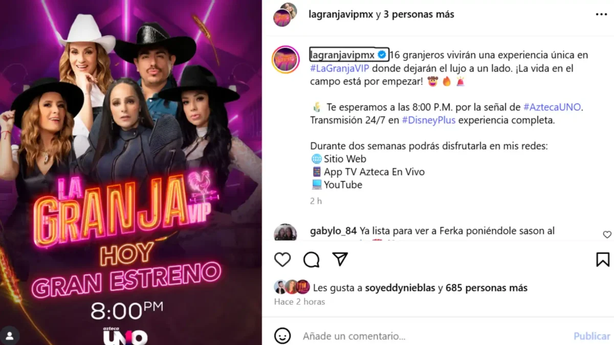 La Granja VIP: ¿Cómo ver el reality si tienes ViX? así lo puedes hacer gratis